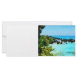 Beach at St. George Bermuda Rack Card Design