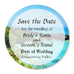 Beach at St. George Bermuda Save the Date Refrigerator Magnets