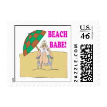 Beach Babe 3 Stamp