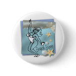 Beach Babe Pinback Buttons