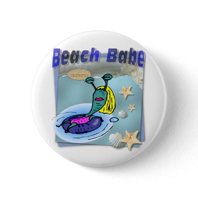 Beach Babe Pin by ShagHarbour