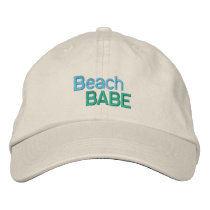 BEACH BABE cap embroidered hats by TropiCoolUniverse BEACH BABE cap embroidered hats