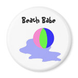 Beach Babe Refrigerator Magnets