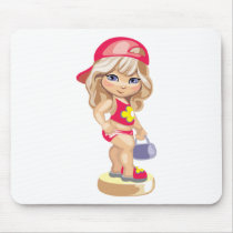 Beach Babe Mousepad