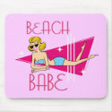 Beach Babe Mousepad mousepad