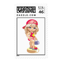 Beach Babe Postage