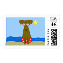 Beach Babe Postage