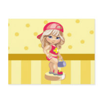 Beach Babe Postcard