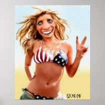 Beach Babe Poster