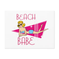 Beach Babe T-shirts Gifts Post Cards