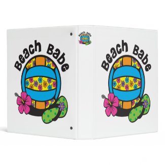 Beach Babe Volleyball binder