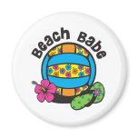Beach Babe Volleyball Fridge Magnet