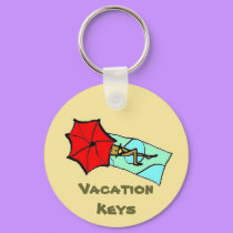 Beach Baby - keychain by Horseshoes3 Beach Baby - keychain
