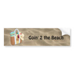 Beach Bag Bingo Bumper Sticker