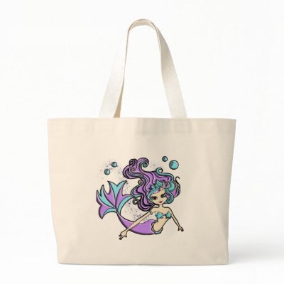 Beach Bag-Mermaid by forbes1954