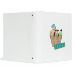 Beach Bag, Towels and Flip Flops 3 Ring Binder