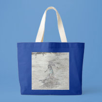 "Beach Bag" with little girl drawing bags