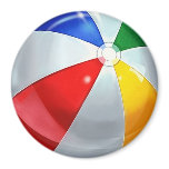 Beach Ball Fridge Magnet #1