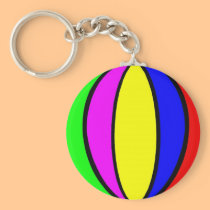 Beach Ball keychains