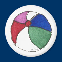 Beach Ball Magnet magnets