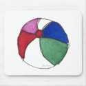 Beach Ball Mousepad by ginyhogan Beach Ball Mousepad