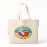 Beach Ball, Pail & Shovel at the Shore Tote Bag
