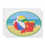 Beach Ball, Pail &amp; Shovel at the Shore Invite