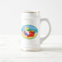 Beach Ball, Pail & Shovel at the Shore Mug