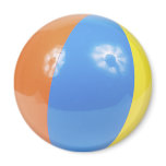 beach ball photo refrigerator magnets