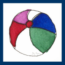 Beach Ball Poster posters