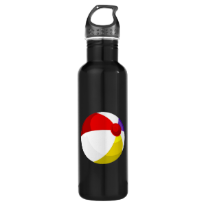 beach ball red blue white.png 24oz water bottle beach ball red blue white.png 24oz water bottle