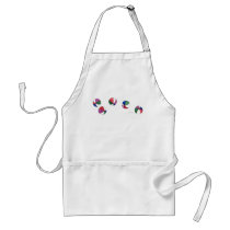 Beach Balls Apron by ginyhogan Beach Balls Apron