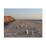 Beach - Beach, beach chair, Sylt Post Card