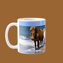 Beach Beauties Horses coffee Cup or Mug