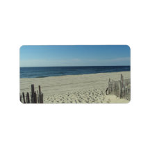 Beach Beauty Custom Address Label