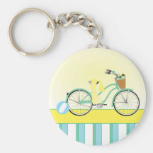 Beach Bicycle Keychain