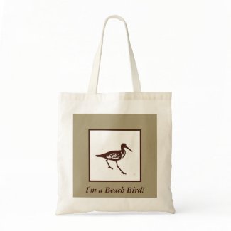 Beach Bird Tote Bag bag