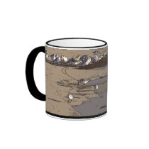 Beach Birds Mug by farmer77 Beach Birds Mug