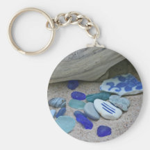 Beach Blues Keychain