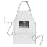 Beach Boardwalk Lamp Post Ocean Background HDR Apron