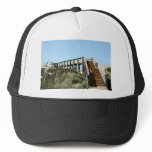 Beach Boardwalk with girl, Florida Cape san blas Trucker Hats