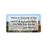 Beach Boardwalk with girl, Florida Cape san blas Address Label