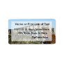 Beach Boardwalk with girl, Florida Cape san blas Address Label