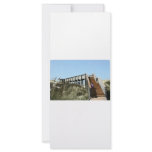 Beach Boardwalk with girl, Florida Cape san blas Rack Card Template