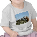 Beach Boardwalk with girl, Florida Cape san blas T-shirt
