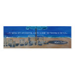 Beach Bookmark Business Card Template