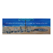 Beach Bookmark business cards