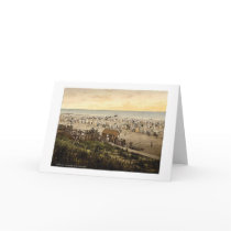 Beach, Borkum, Schleswig-Holstein, Germany rare Ph Greeting Cards