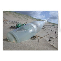 Beach Flasche karten