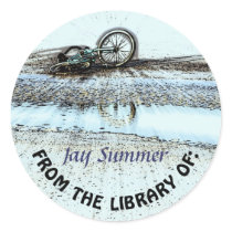 Beach Boy Library Plate stickers